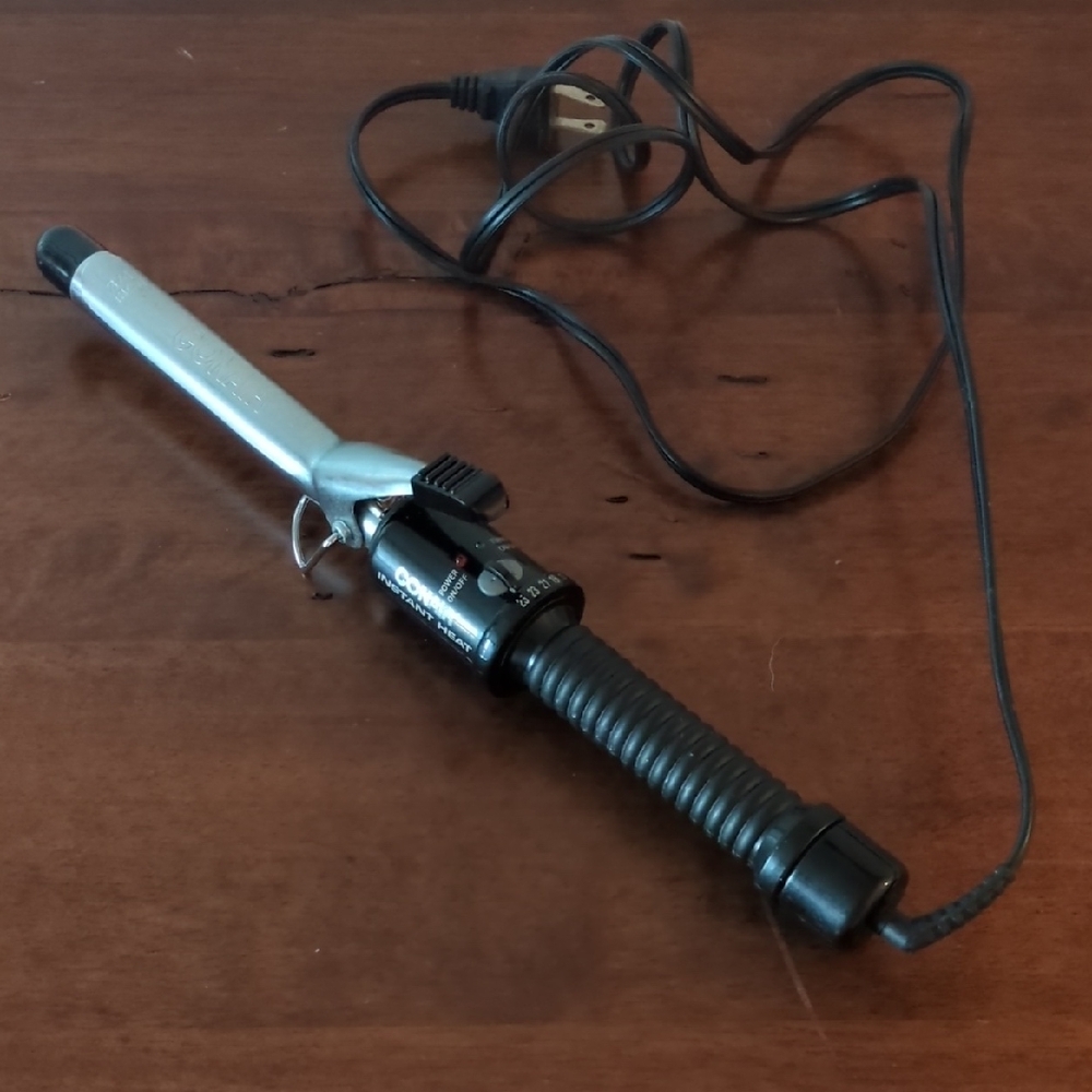 Conair Black and Silver Curling Iron, 3/4" Barrel